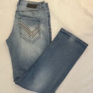 Buckle Men's Light Blue Straight Jeans